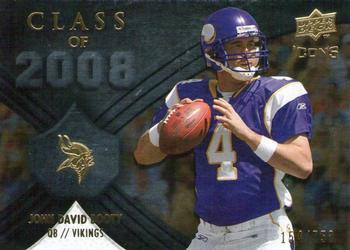 2008 Upper Deck Icons - Class of 2008 Silver #CO20 John David Booty Front