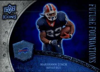 2008 Upper Deck Icons - Future Foundations Blue #FF21 Marshawn Lynch Front