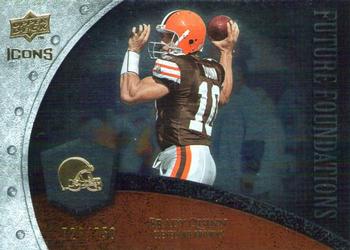 2008 Upper Deck Icons - Future Foundations Silver #FF5 Brady Quinn Front