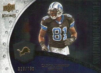 2008 Upper Deck Icons - Future Foundations Silver #FF7 Calvin Johnson Front