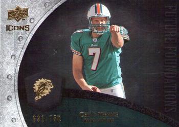 2008 Upper Deck Icons - Future Foundations Silver #FF8 Chad Henne Front