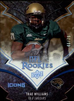2008 Upper Deck Icons - Gold Die Cut #247 Trae Williams Front