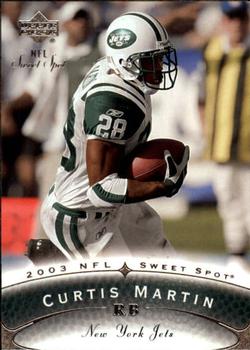 2003 Upper Deck Sweet Spot #46 Curtis Martin Front