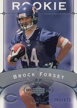 2003 Upper Deck Sweet Spot #146 Brock Forsey Front