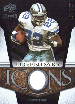 2008 Upper Deck Icons - Legendary Icons Jersey Silver #LI7 Emmitt Smith Front