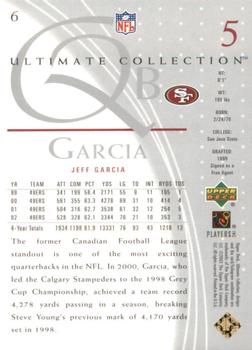 2003 Upper Deck Ultimate Collection #6 Jeff Garcia Back