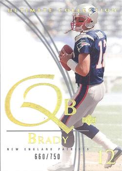 2003 Upper Deck Ultimate Collection #12 Tom Brady Front