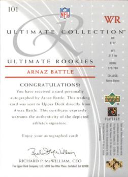 2003 Upper Deck Ultimate Collection #101 Arnaz Battle Back