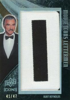 2008 Upper Deck Icons - Movie Icons Lettermen #BR5-5 Burt Reynolds - O Front