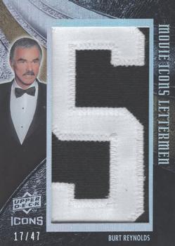 2008 Upper Deck Icons - Movie Icons Lettermen #BR5-8 Burt Reynolds - S Front