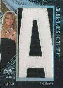 2008 Upper Deck Icons - Movie Icons Lettermen #HA13-2 Goldie Hawn - A Front
