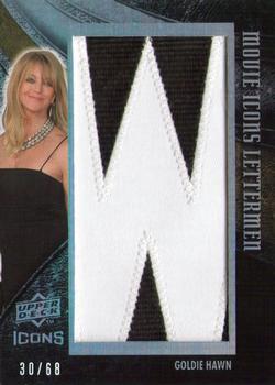 2008 Upper Deck Icons - Movie Icons Lettermen #HA13-3 Goldie Hawn - W Front