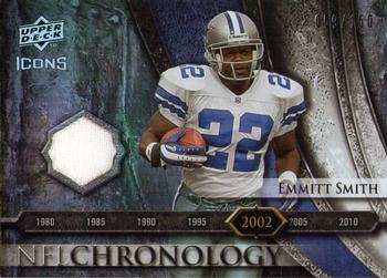 2008 Upper Deck Icons - NFL Chronology Jersey Silver #CHR28 Emmitt Smith Front