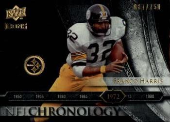 2008 Upper Deck Icons - NFL Chronology Silver #CHR5 Franco Harris Front