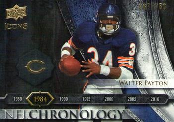 2008 Upper Deck Icons - NFL Chronology Silver #CHR13 Walter Payton Front