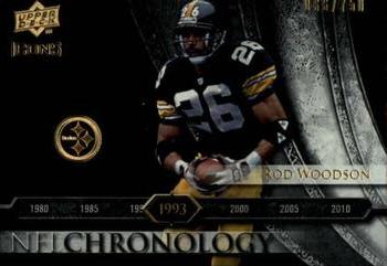 2008 Upper Deck Icons - NFL Chronology Silver #CHR17 Rod Woodson Front