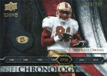 2008 Upper Deck Icons - NFL Chronology Silver #CHR25 Terrell Owens Front