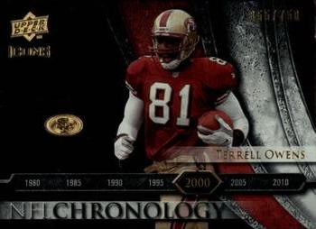2008 Upper Deck Icons - NFL Chronology Silver #CHR26 Terrell Owens Front