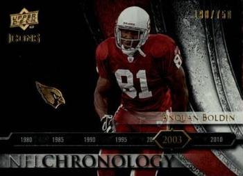 2008 Upper Deck Icons - NFL Chronology Silver #CHR32 Anquan Boldin Front