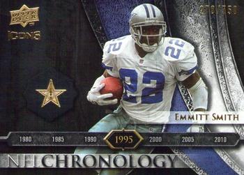 2008 Upper Deck Icons - NFL Chronology Silver #CHR19 Emmitt Smith Front