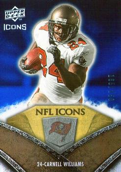 2008 Upper Deck Icons - NFL Icons Blue #NFL11 Carnell Williams Front
