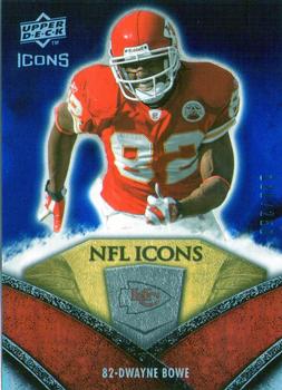 2008 Upper Deck Icons - NFL Icons Blue #NFL19 Dwayne Bowe Front