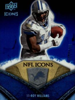 2008 Upper Deck Icons - NFL Icons Blue #NFL20 Roy Williams Front