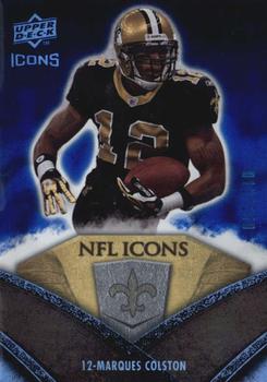 2008 Upper Deck Icons - NFL Icons Blue #NFL23 Marques Colston Front