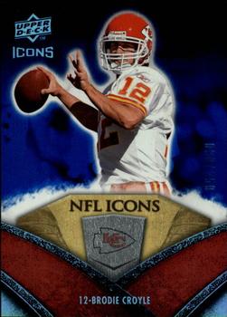 2008 Upper Deck Icons - NFL Icons Blue #NFL24 Brodie Croyle Front