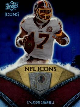 2008 Upper Deck Icons - NFL Icons Blue #NFL25 Jason Campbell Front