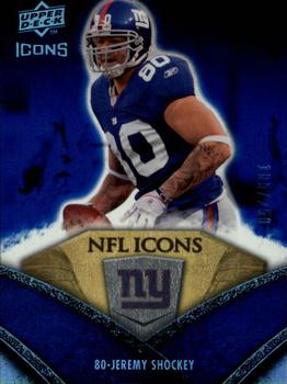 2008 Upper Deck Icons - NFL Icons Blue #NFL27 Jeremy Shockey Front