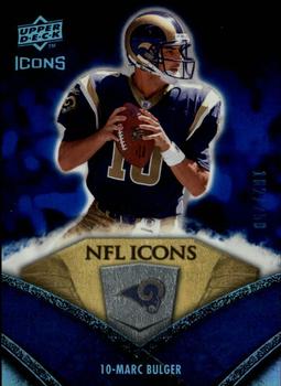 2008 Upper Deck Icons - NFL Icons Blue #NFL32 Marc Bulger Front