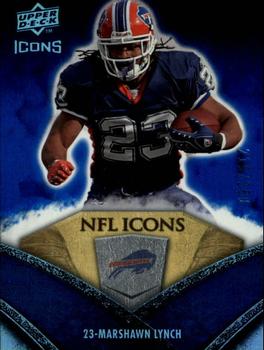 2008 Upper Deck Icons - NFL Icons Blue #NFL34 Marshawn Lynch Front