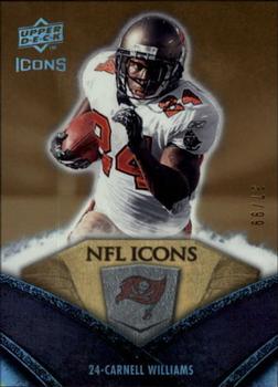 2008 Upper Deck Icons - NFL Icons Gold #NFL11 Carnell Williams Front