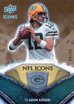 2008 Upper Deck Icons - NFL Icons Gold #NFL13 Aaron Rodgers Front