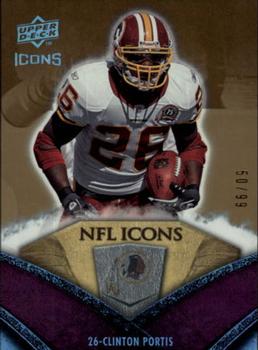 2008 Upper Deck Icons - NFL Icons Gold #NFL14 Clinton Portis Front