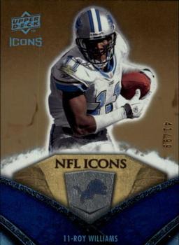 2008 Upper Deck Icons - NFL Icons Gold #NFL20 Roy Williams Front
