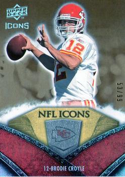 2008 Upper Deck Icons - NFL Icons Gold #NFL24 Brodie Croyle Front