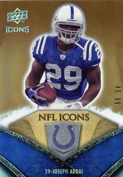 2008 Upper Deck Icons - NFL Icons Gold #NFL28 Joseph Addai Front