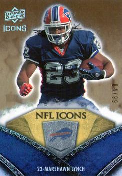 2008 Upper Deck Icons - NFL Icons Gold #NFL34 Marshawn Lynch Front