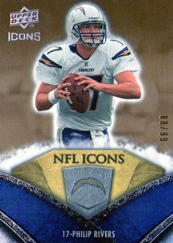 2008 Upper Deck Icons - NFL Icons Gold #NFL41 Philip Rivers Front