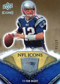 2008 Upper Deck Icons - NFL Icons Gold #NFL44 Tom Brady Front