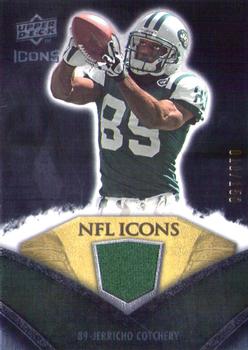 2008 Upper Deck Icons - NFL Icons Jersey Silver #NFL43 Jerricho Cotchery Front