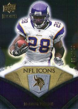 2008 Upper Deck Icons - NFL Icons Silver #NFL1 Adrian Peterson Front