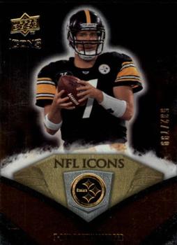 2008 Upper Deck Icons - NFL Icons Silver #NFL4 Ben Roethlisberger Front
