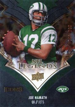 2008 Upper Deck Icons - NFL Legends #LEG15 Joe Namath Front