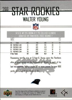 2003 Upper Deck #266 Walter Young Back