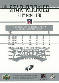 2003 Upper Deck #278 Billy McMullen Back