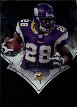2008 Upper Deck Icons - Silver Foil #56 Adrian Peterson Front