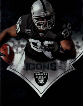 2008 Upper Deck Icons - Silver Foil #72 Ronald Curry Front